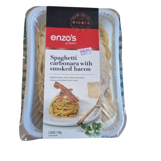 Pasta-Spaghetti Cabonara with smoked bacon 300g