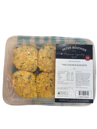 Peter Bouchier- Thai chicken Burgers (6 pack)
