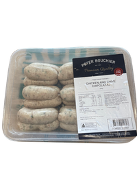 Peter Bouchier - Chicken and Chive Chipolatas, 510g