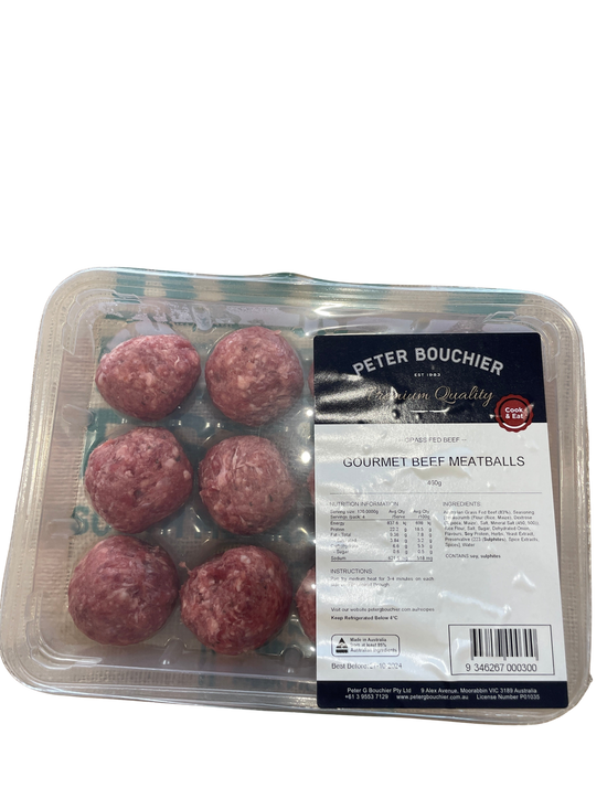 Peter Bouchier - Gourmet Beef Meatballs, 460g