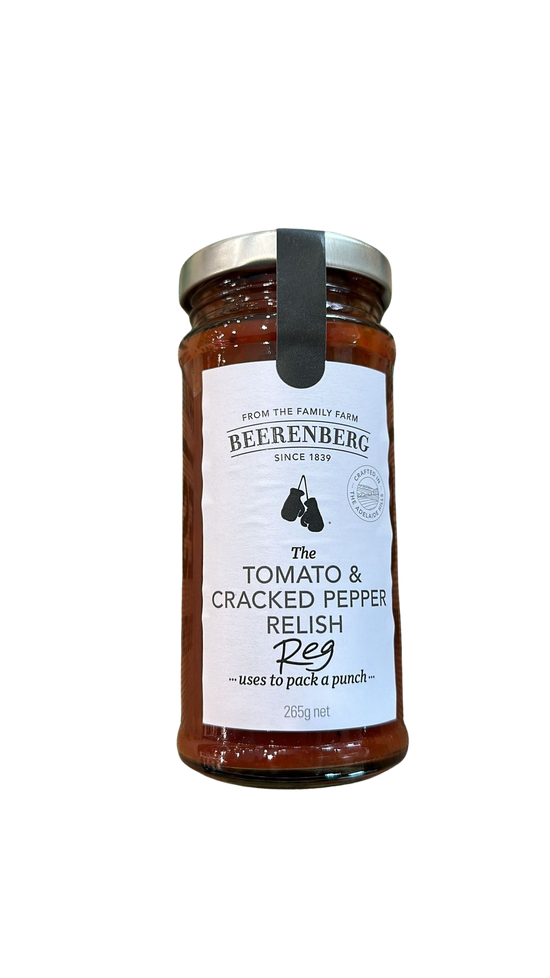 Relish,Tomato & Cracked Pepper 265g Beerenberg