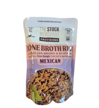 Rice- Mexican chicken Bone Broth, Microwave Pouch 100g ( The stock Merchant)