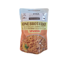Rice- Spanish Chicken bone broth , Microwave Pouch 100g ( The stock merchant)