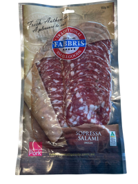 Salami-Sopressa Mild 100g Sliced (Fabbris Smallgoods)