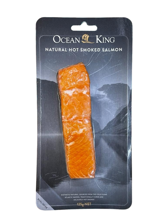 Salmon- Natural Hot Smoked 125g