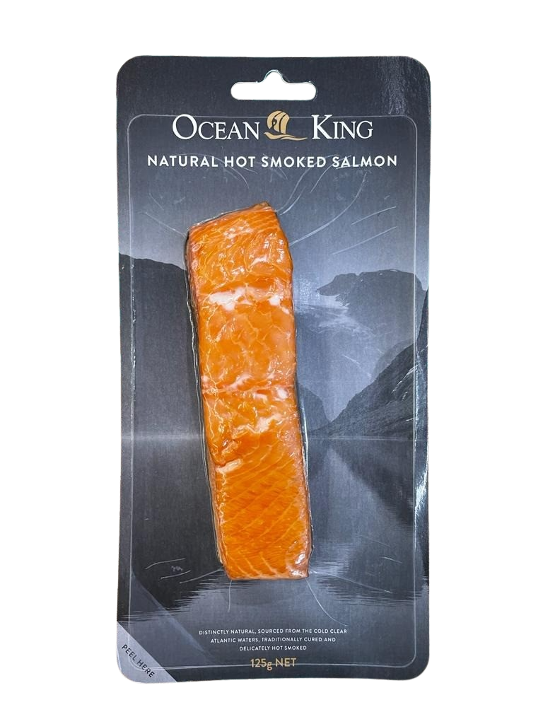 Salmon- Natural Hot Smoked 125g