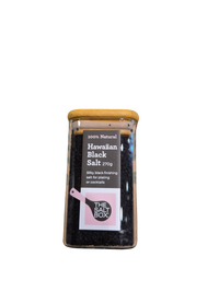 Salt - Hawaiian Black Salt, 270g glass jar