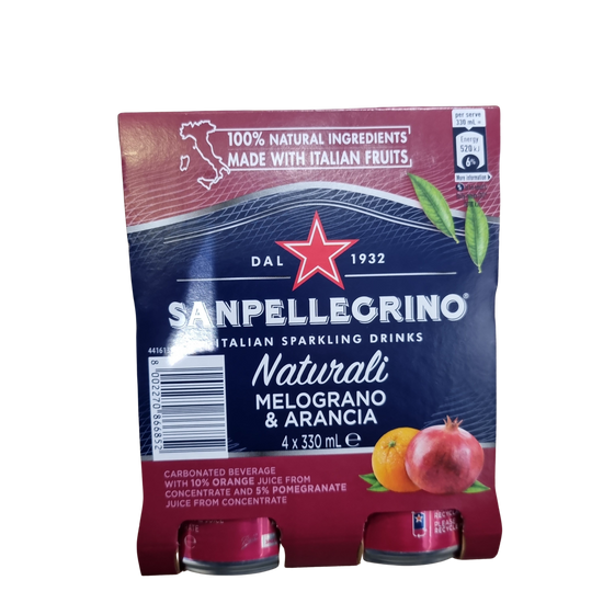 Sanpellegrino -Melara Pomegranate 330ml 4 pack