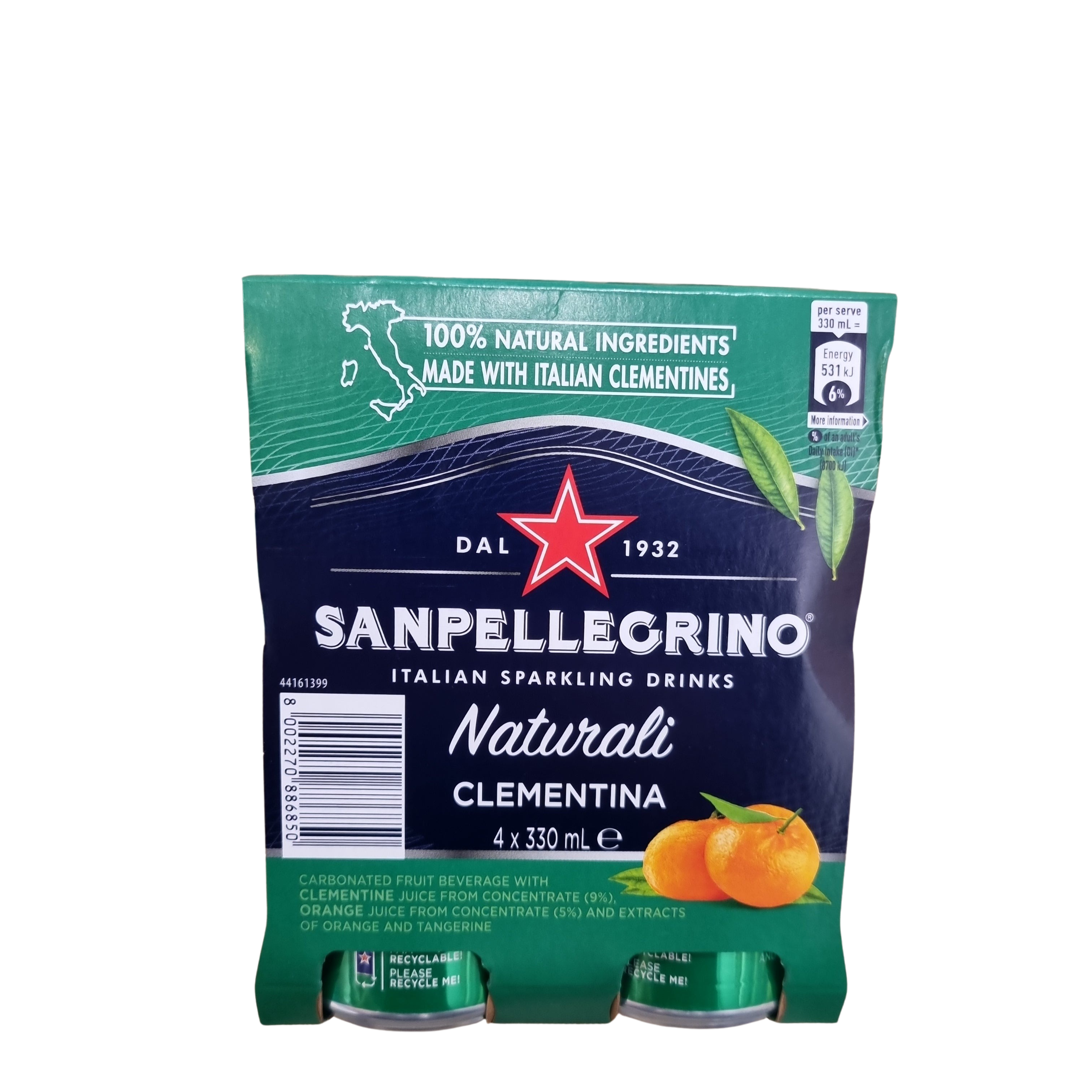 Sanpellegrino - Clementina 330ml (4 PACK)