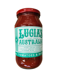 Sauce- Lucia's Tomato & Basil 500g