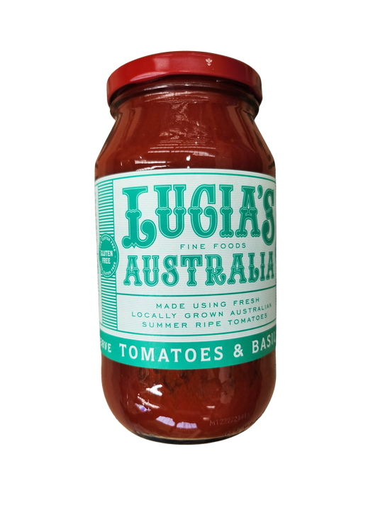 Sauce- Lucia's Tomato & Basil 500g