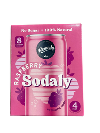 Soda- Raspberry 4 pack ( Remedy)