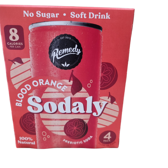Sodaly-Blood Orange 4 pack