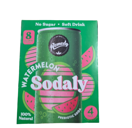 Sodaly-Watermelon 4 pack (no sugar) 4 x 250ml cans