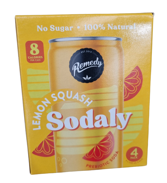 Sodaly- Lemon Squash 4 pack ( Sodaly)