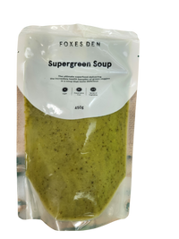 Soup- Supergreen 450g ( Ultimate Superfood intake) Fox Den