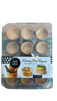 Tart-Shells Savoury Mini 12 pack ( hot or cold)