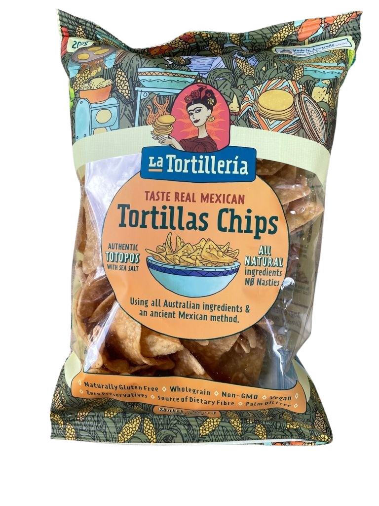 Tortillas- Chips  Authentic Sea Salt     La Tortilleria