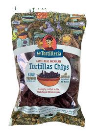 Tortillas- Chips , Bag  (Blue  )   La Tortilleria