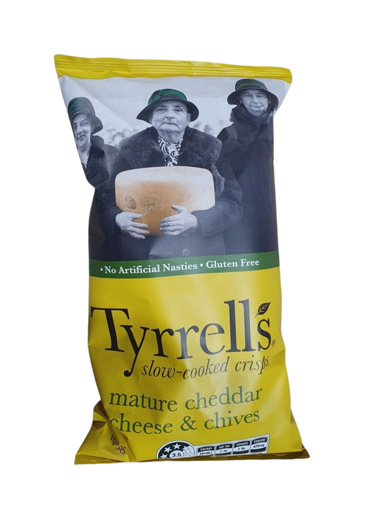 Tyrrell Chips Mature Cheddar   Australian 165g