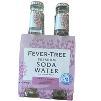 Water- Soda 4 x 200ml pack Fever Tree