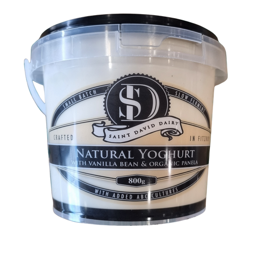 Yoghurt-Natural Vanilla Bean 800g(St David Dairy)