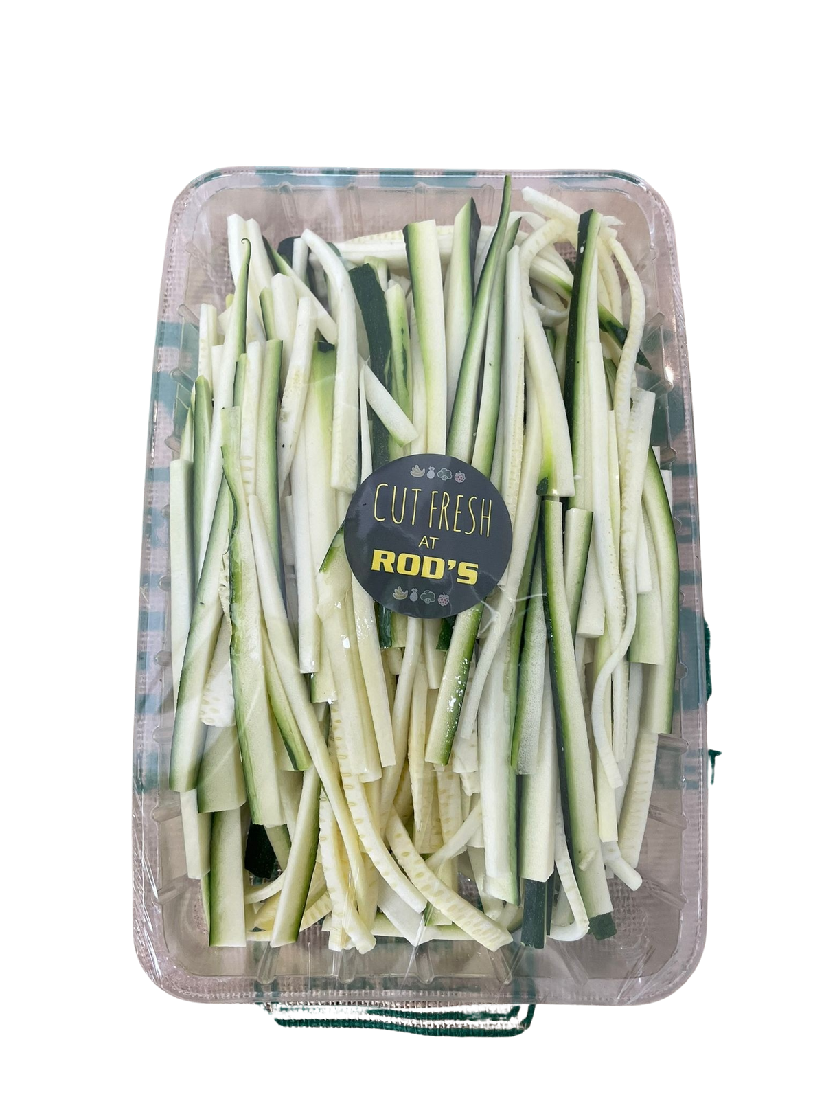 Zucchini- Spaghetti tray (freshly sliced)