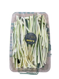 Zucchini- Spaghetti tray (freshly sliced)