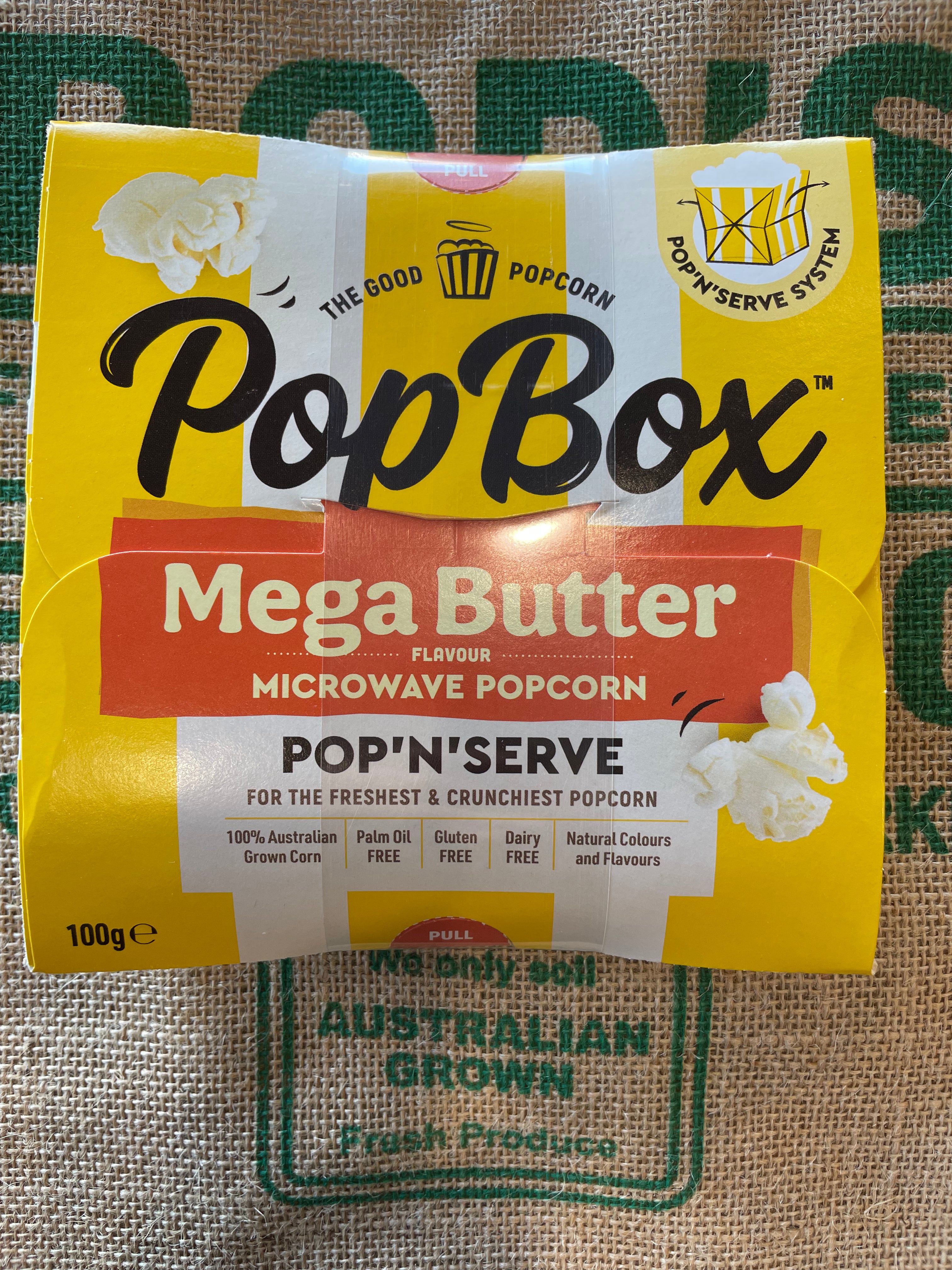 Popcorn - Pop Box Microwave Mega Butter Flavour