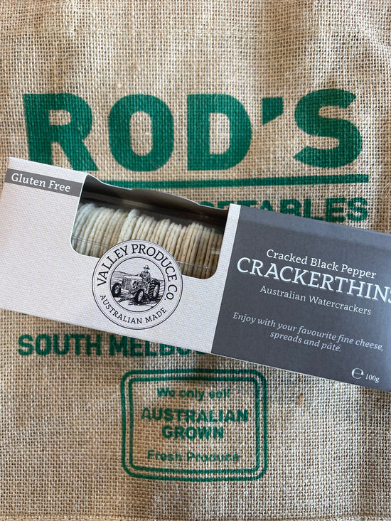 Crackers - Gluten Free Cracked Pepper 100g